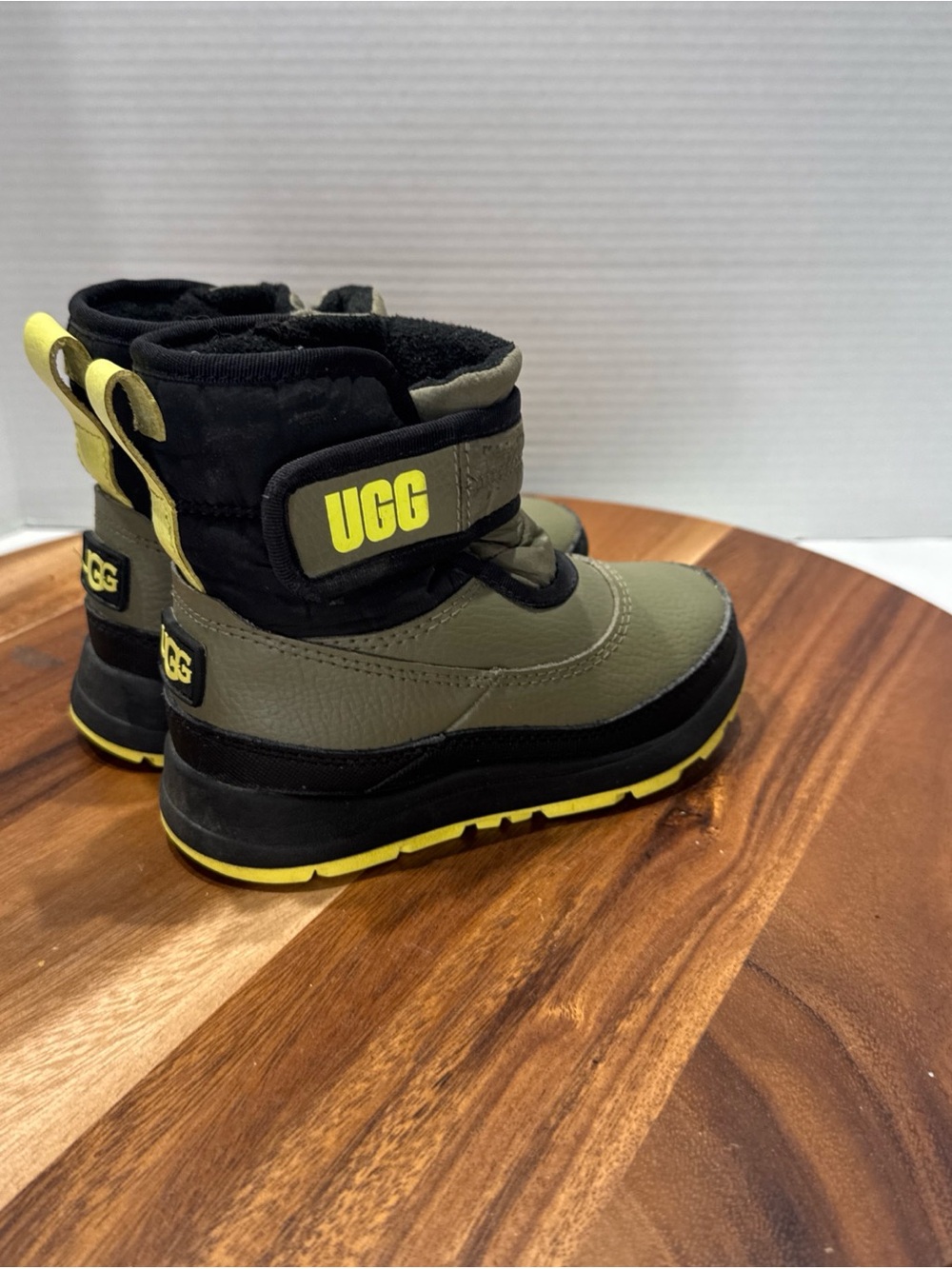 UGG Toddlers Unisex Taney Weather Boots Burnt Olive/Black Size C9 3M Thinsulate - Picture 6 of 9